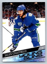 2020-21 Upper Deck #452 Jalen Chatfield Young Guns RC (ref 184575)