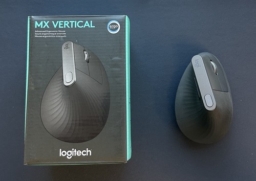 Logitech MX Vertical Wireless Ergonomic Mouse No Dongle - 第 1/4 張圖片