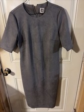 Anne Klein Business Dress Women Size 8 Short Sleeve Gray In Color