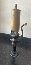 Antique Brass 3 Chime Steam Whistle Locomotive Train Valve 18 Tall 3 Bell Diam
