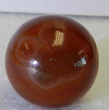  20140m Vintage Handmade Faceted Agate Marble .63 Inches