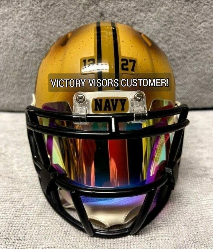 Rainbow Mini Football Helmet (*Flat Style*) COMBINED SHIPPING!