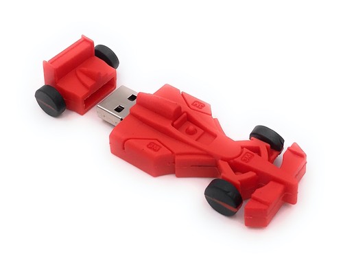 F1 Voiture Sportive Rennwagen Rouge Clé USB Div Capacités - Afbeelding 26 van 28