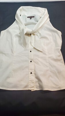 adrienne vittadini dress shirt Adrienne Vittadini Button Up Shirt Mens Large Blue Slim Fit Long Sleeve Casual