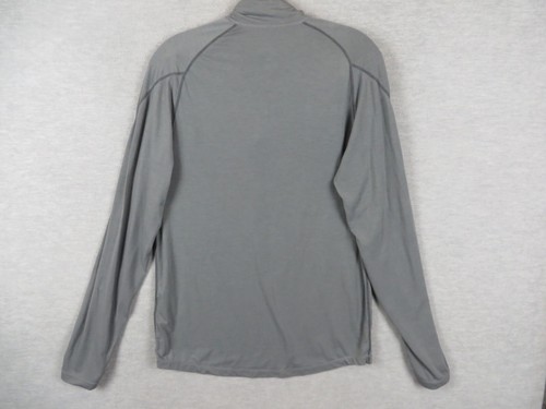 Paradox Mens Shirt Small Gray 1/4 Zip Merino Wool Base Layer Pullover Gorp - Picture 2 of 9