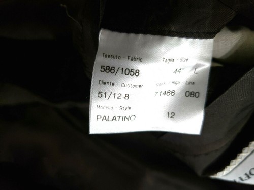 BRIONI Men Blazer Sportcoat Jacket 44L Brown solid 2btn single breast 100% wool  - Picture 8 of 12