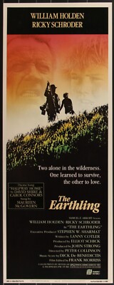 The Earthling  (1980) William Holden Jack Thompson original movie poster insert