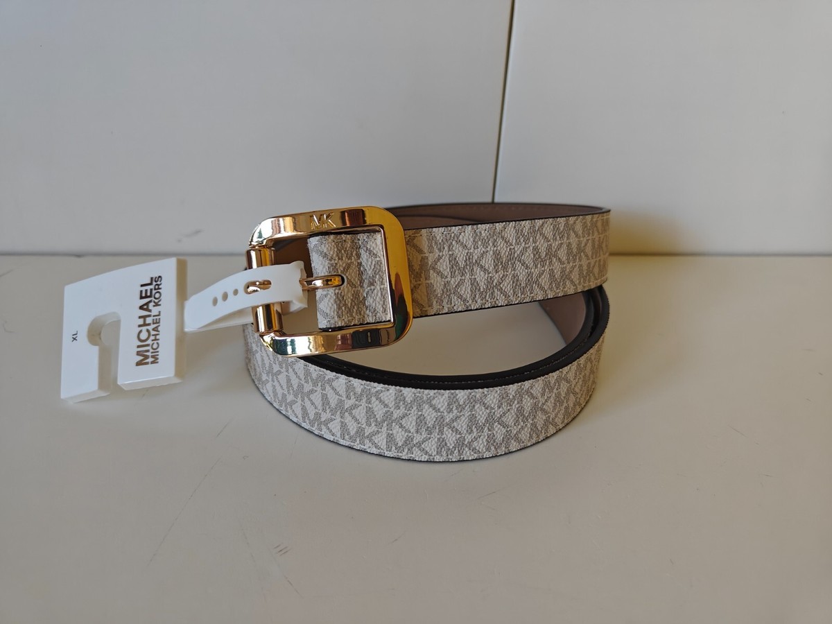 NWT Michael Kors Women's MK Logo Waist Belt Size XL