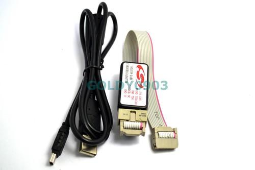 U-EC6 C8051F Emulator Programmer w/10pin JTAG Interface Adapter Plate Turn C2 - 第 1/5 張圖片