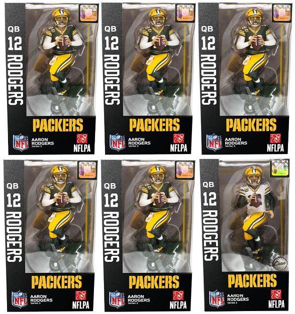 Аарон Роджерс (Грин Бэй Пэкерс) Запечатанный кейс импортирует Dragon NFL 6, Серия 3