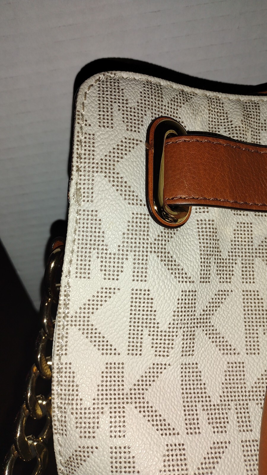 Michael Kors Hamilton  Vanilla Brown Signature PV… - image 18