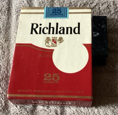 Cigarette Advertisement, ￼Richland Plastic Cigarette Pack