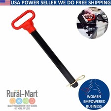Tractor Red Handle Hitch Pin Fits Ford 1-1/4" dia 8-1/2" length 87299366
