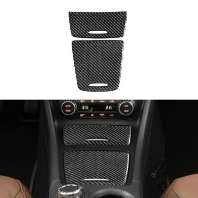 mercedes cigarette lighter cover Carbon Fiber Center Storage&Cigarette Lighter Cover Trim For Mercedes Benz  C