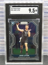 2020 Prizm Jake Luton Rookie RC #354 SGC 9.5 Jacksonville Jaguars mint