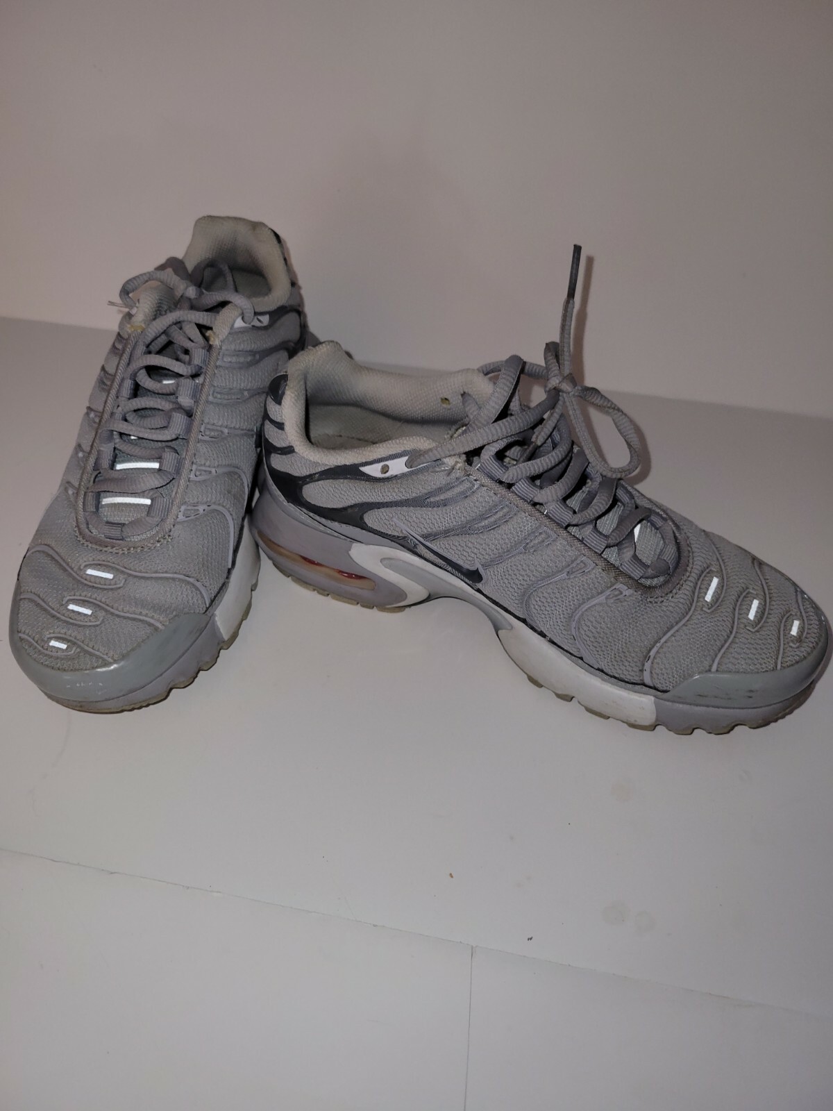 Size 4 - Nike Air Max Plus Wolf Gray for sale online | eBay