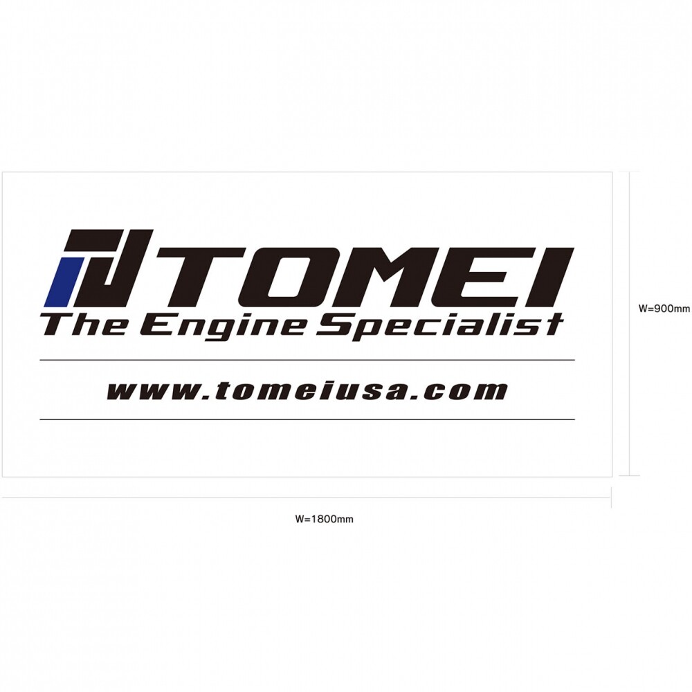 Tomei Banner Engine Specialist (White) 1800mm x 900mm   TG301B-0000A