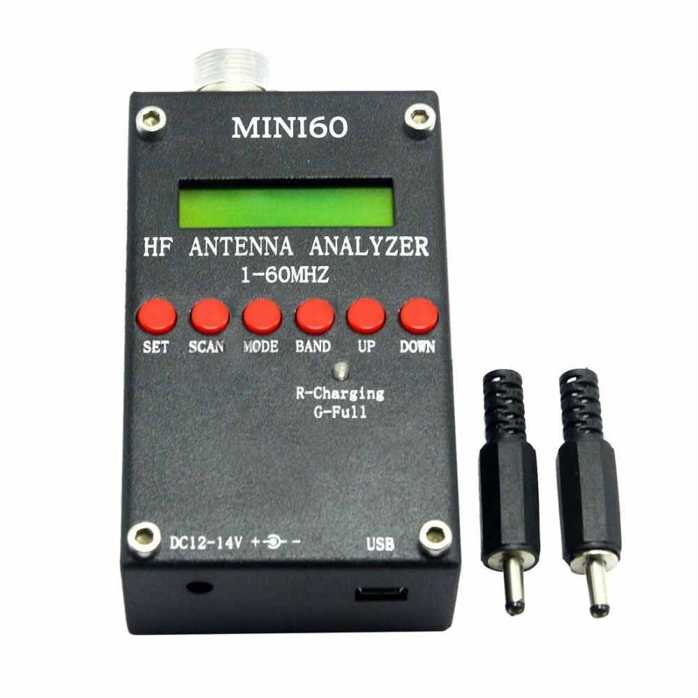 Mini60 Sark100 1-60MHz HF ANT SWR Antenna Analyzer Meter +