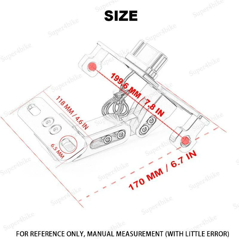 Motorcycle Universal Fender Eliminator License Plate Bracket For Kawasaki Ninja - Изображение 4 из 4