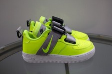 Nike Air Force 1 Low Utility Volt Neon AJ6601-700 Youth Shoes Size 5Y