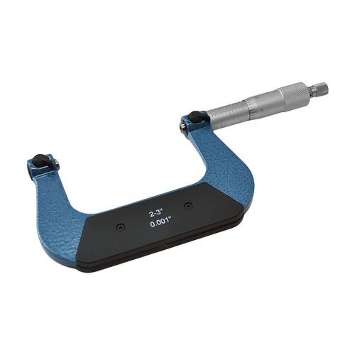 2-3" Range Screw Thread Micrometer Kit With 4 Anvils 0.001'' Grad - Picture 2 of 4