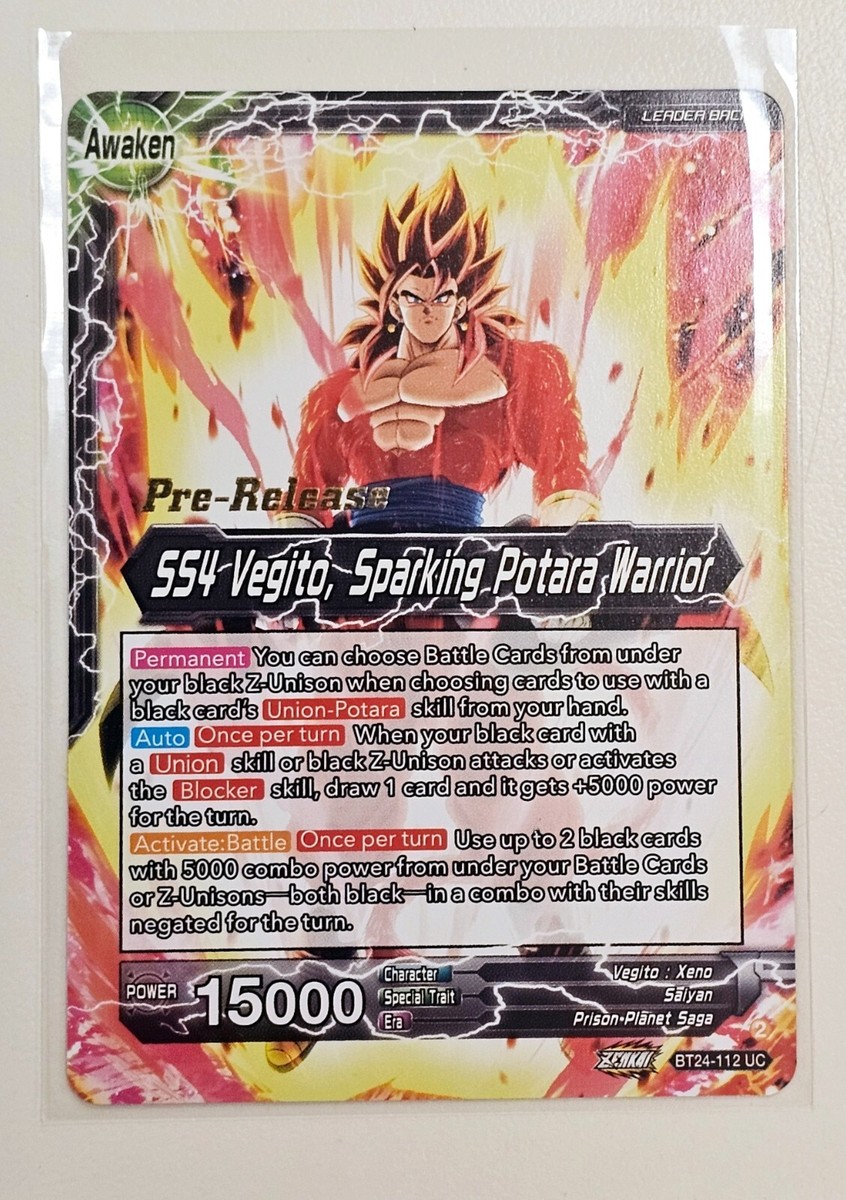 SS4SonGoku & SS4Vegeta/ SS4 Vegito, Sparking Potara Warrior SS4SonGoku & SS4Vegeta/ SS4 Vegito, Sparking Potara Warrior