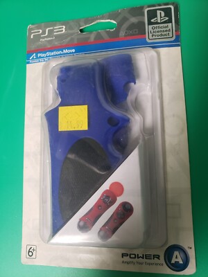 Power A Playstation Move Premium Grip Set Sony PS3 - BLUE