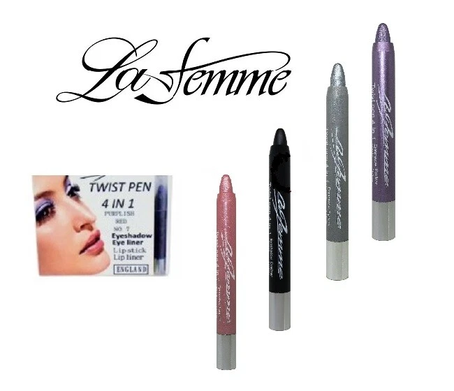 La Femme Twist up Pen 4 in 1 Lidschatten Eyeliner Lippenstift, Lipliner - Farbton wählbar
