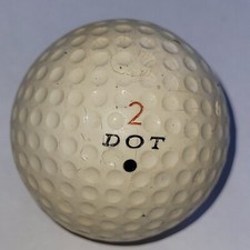 Vintage Spalding 90 Black Dot Used Golf Ball A-10-2 - 1ct one 