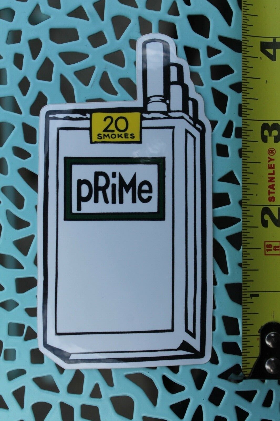 Cigarettes Smoke Pack Retro Z43b Vintage Skateboarding Sticker