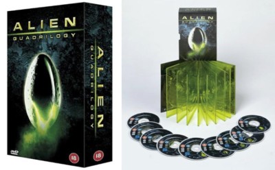 Alien Quadrilogy - 9 Disc DVD Boxset - OOP - Ridley Scott - Region