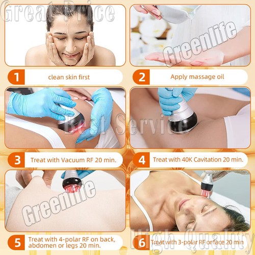 Massaggiatore dimagrante terapia luce rossa R-F brucia cellulite corpo e viso 40k - Foto 17 di 18