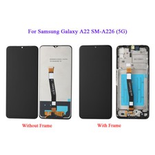 LCD Display Touch Screen  Frame Replacement Part For Samsung Galaxy A22 A226 5G