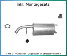 Endschalldämpfer Kia Picanto 1.0 1.1 45/46/48KW Auspuff Endtopf Montagesatz