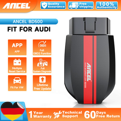 Ancel BD500 Diagnosegerät OBD2 Gerät Auto Alle System EPB ABS Scanner für VAG