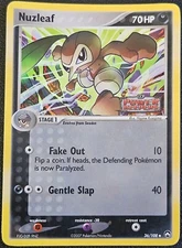 Nuzleaf 36/108 Power Keepers Reverse Holo STAMPED  MP Uncommon