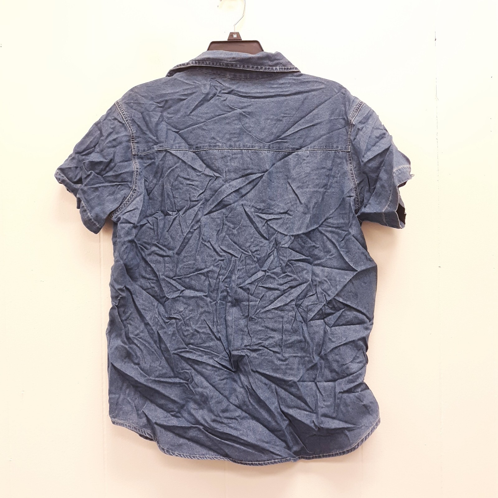 Basic Editions Womens Decorated Button up short S… - image 4