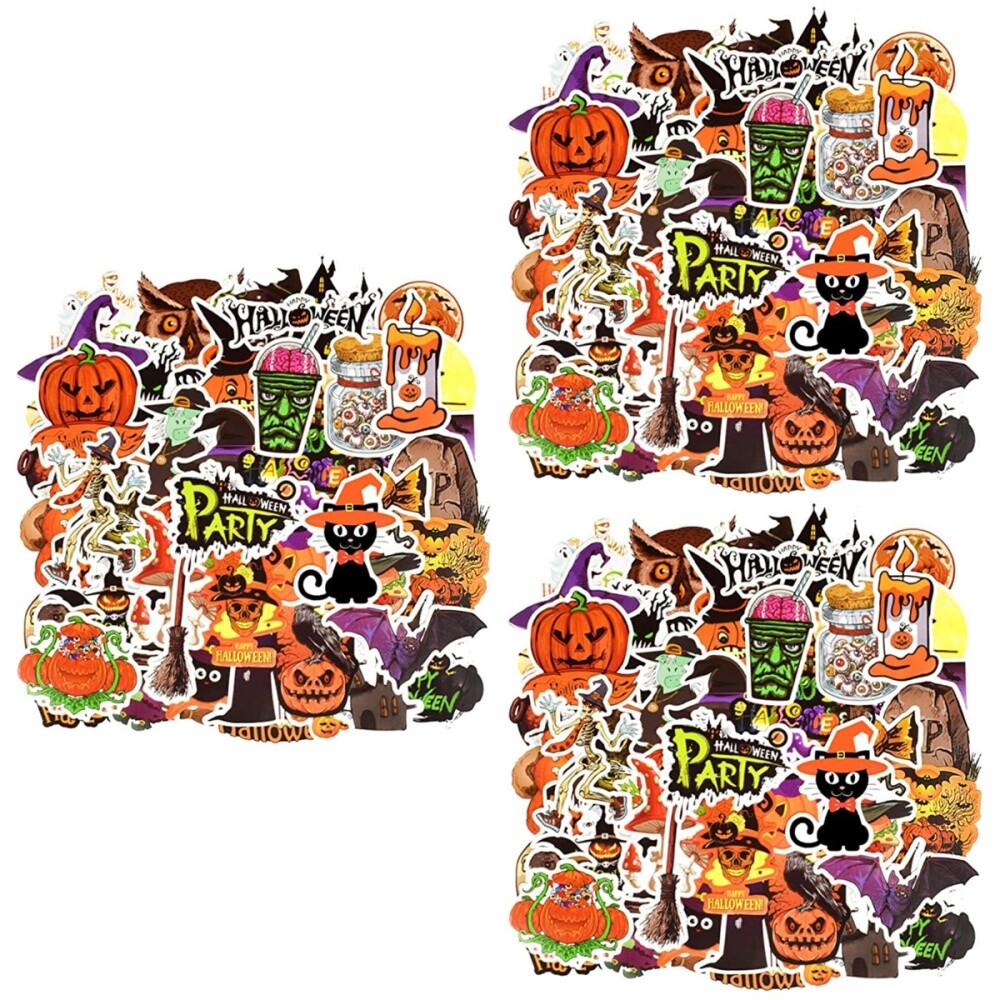 150 Sheets Sticker Stickers Halloween Scrapbooking Supplies Skateboard