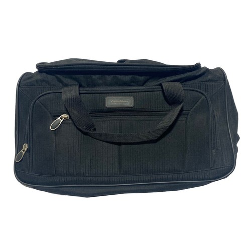 Eddie Bauer Black Travel Toiletry Bag Tool Overnight Unisex Zippered Pockets - Picture 7 of 7