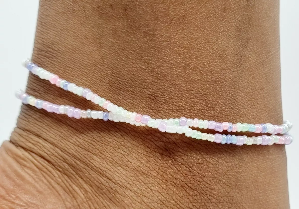 Bracelet and deals anklet set