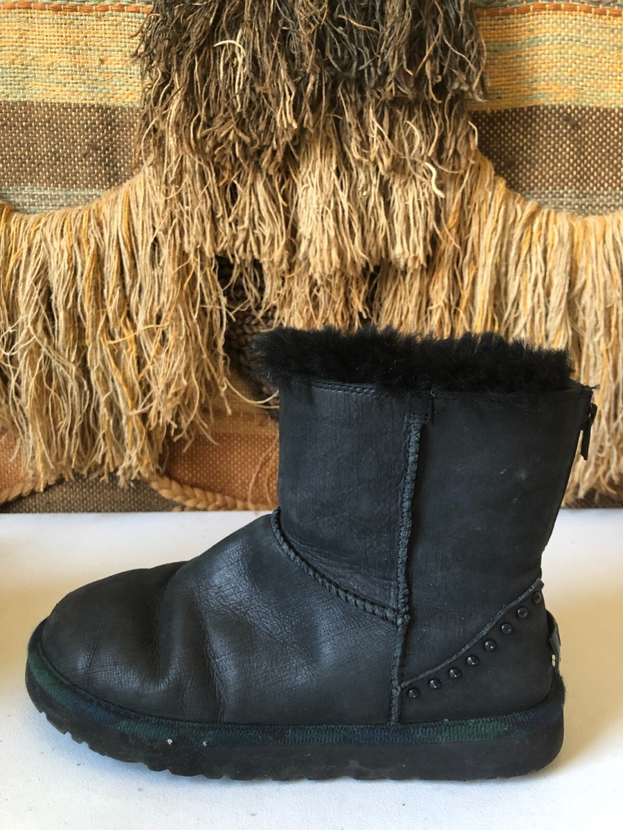 靴 UGG Australia Bailey Button Black Size 7 UGG Australia Ugg Womens Size 7 Black Bailey Button Boots | eBay