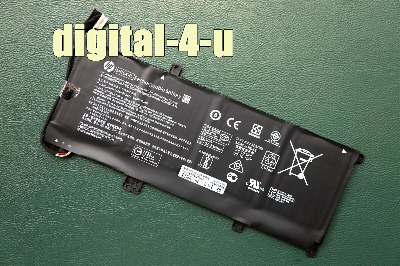 MB04XL New Original Battery for HP ENVY X360 M6-aq003dx 15-AQ 15-AR ...