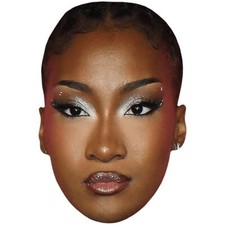 Sarah Phenom Make Up Celebrity Mask, Flat Card Face, Fancy Dress Mask