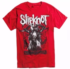 Slipknot IOWA GOAT Red Cotton T Shirt Full Size S-5XL