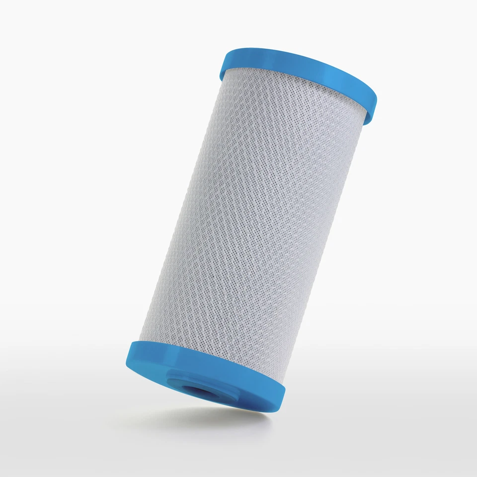 Wholehouse Hydroponics Carbon Block Water Filter 1 Micron 4.5" x 10", 3 Pack - Image 2 of 4