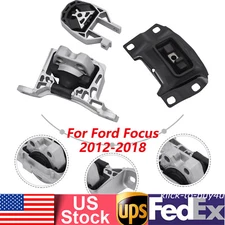 3Pcs Engine Motor Transmission Mount Kit For Ford Focus 2.0L 2012-2016 2017 2018