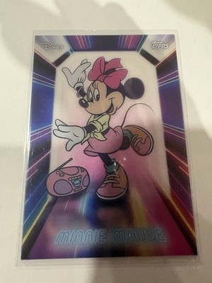 2026 Topps Disney Minnie Mouse #NPL-15 Neon Illuminated Lights
