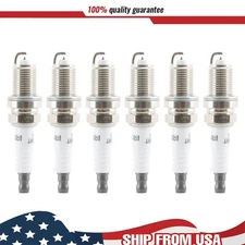 6PCS Laser Iridium Spark Plugs 4589 For Toyota Lexus OEM Set IFR6T-11 NEW