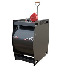 LEE DT 100 Diesel Fuel Transfer Tank 100Gal Steel Portable Tank with Hand Pump