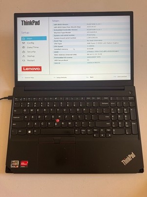 Lenovo ThinkPad E15 Gen 3 Laptop Ryzen 5 5500U 8GB RAM   No SSD